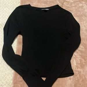 Fashion nova ribbed long sleeve top